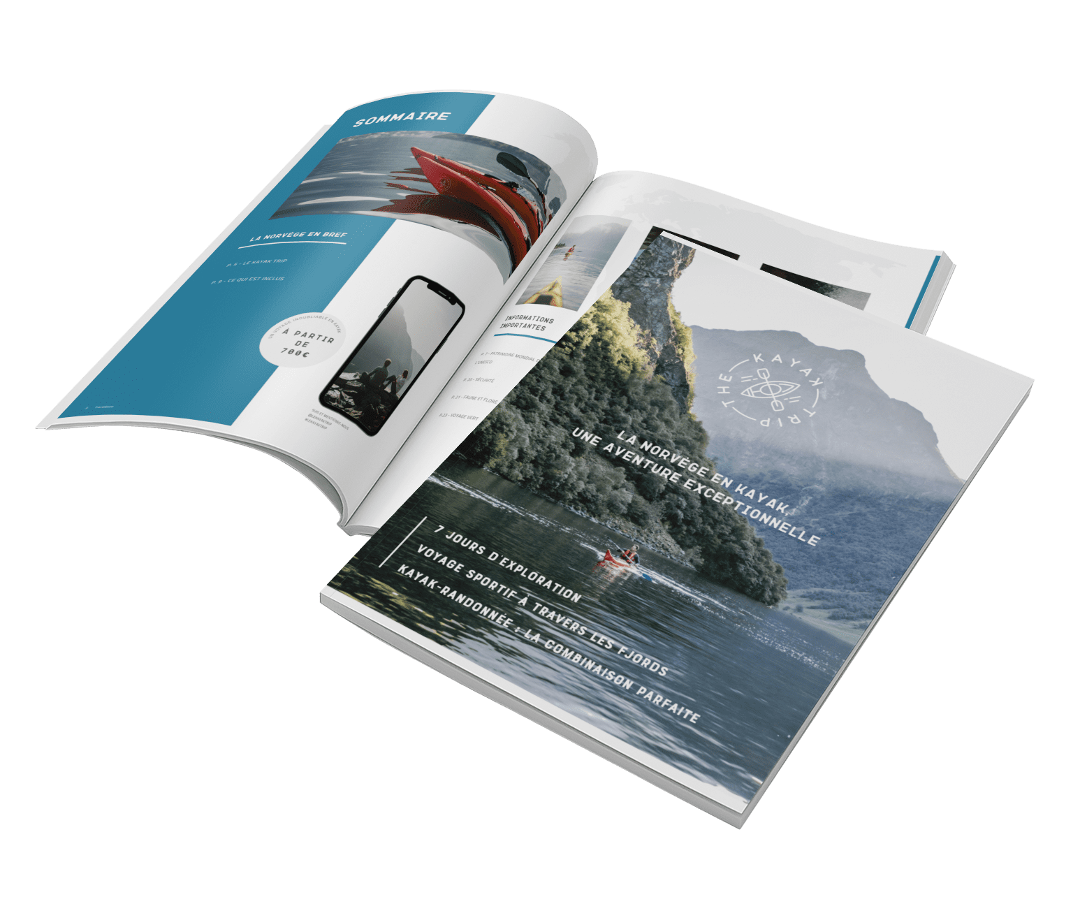 Kajakken - Noorwegen fjord - wandelen in Noorwegen - kayaking - vanaf luchthaven Brussel